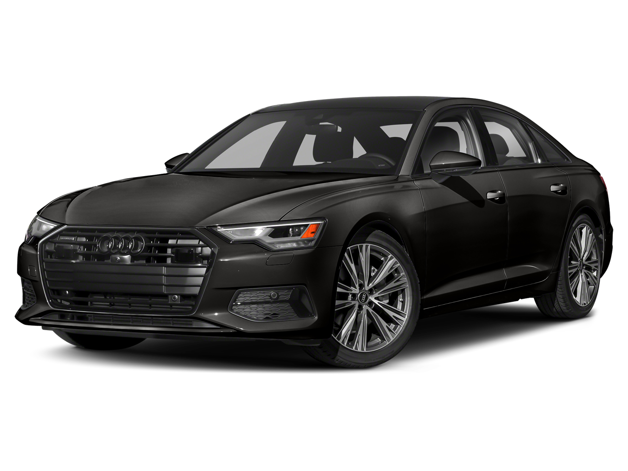 2023 Audi A6 45 Premium 45 TFSI in Mythos Black Metallic — front three-quarter view