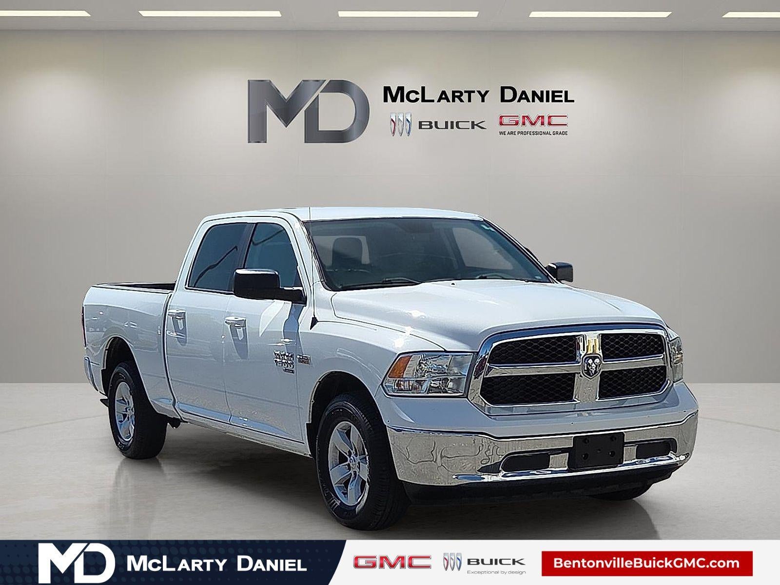 2020 RAM 1500 Classic SLT Crew Cab 4x2 6'4" Box in White — front three-quarter view