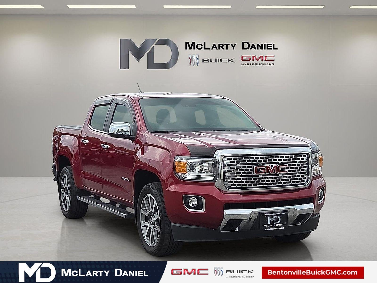 2019 GMC Canyon 4WD Denali in Red Quartz Tintcoat — front three-quarter view