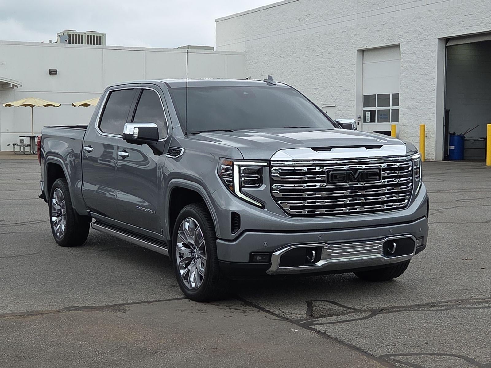 2025 GMC Sierra 1500 Denali in Sterling Metallic — front three-quarter view