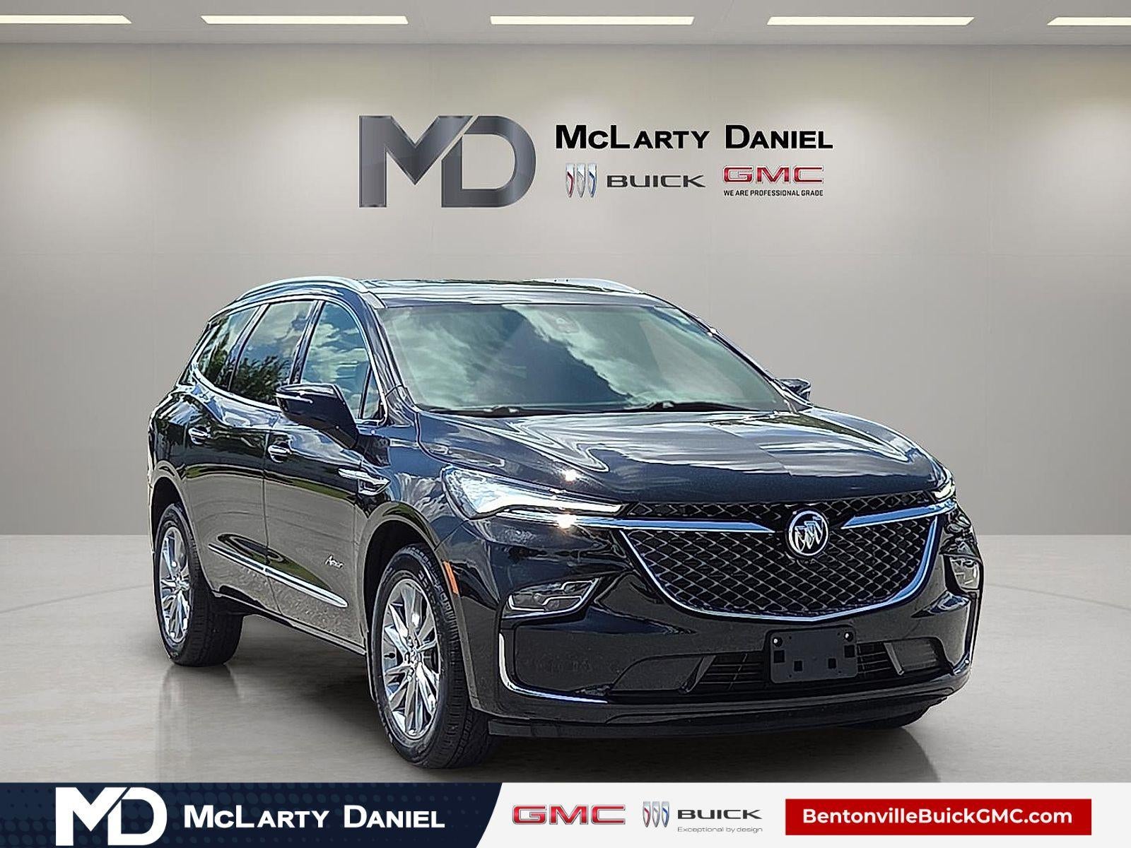 2023 Buick Enclave Avenir in Ebony Twilight Metallic — front three-quarter view