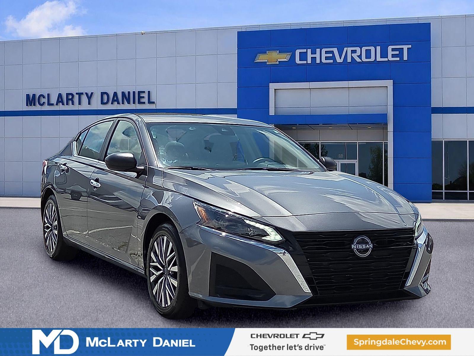 2025 Nissan Altima SV FWD in Gray — front three-quarter view