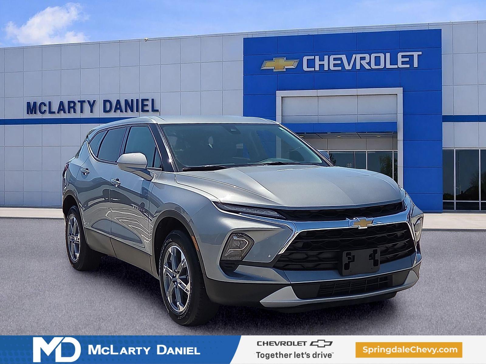 2025 Chevrolet Blazer 2LT in Sterling Gray Metallic — front three-quarter view