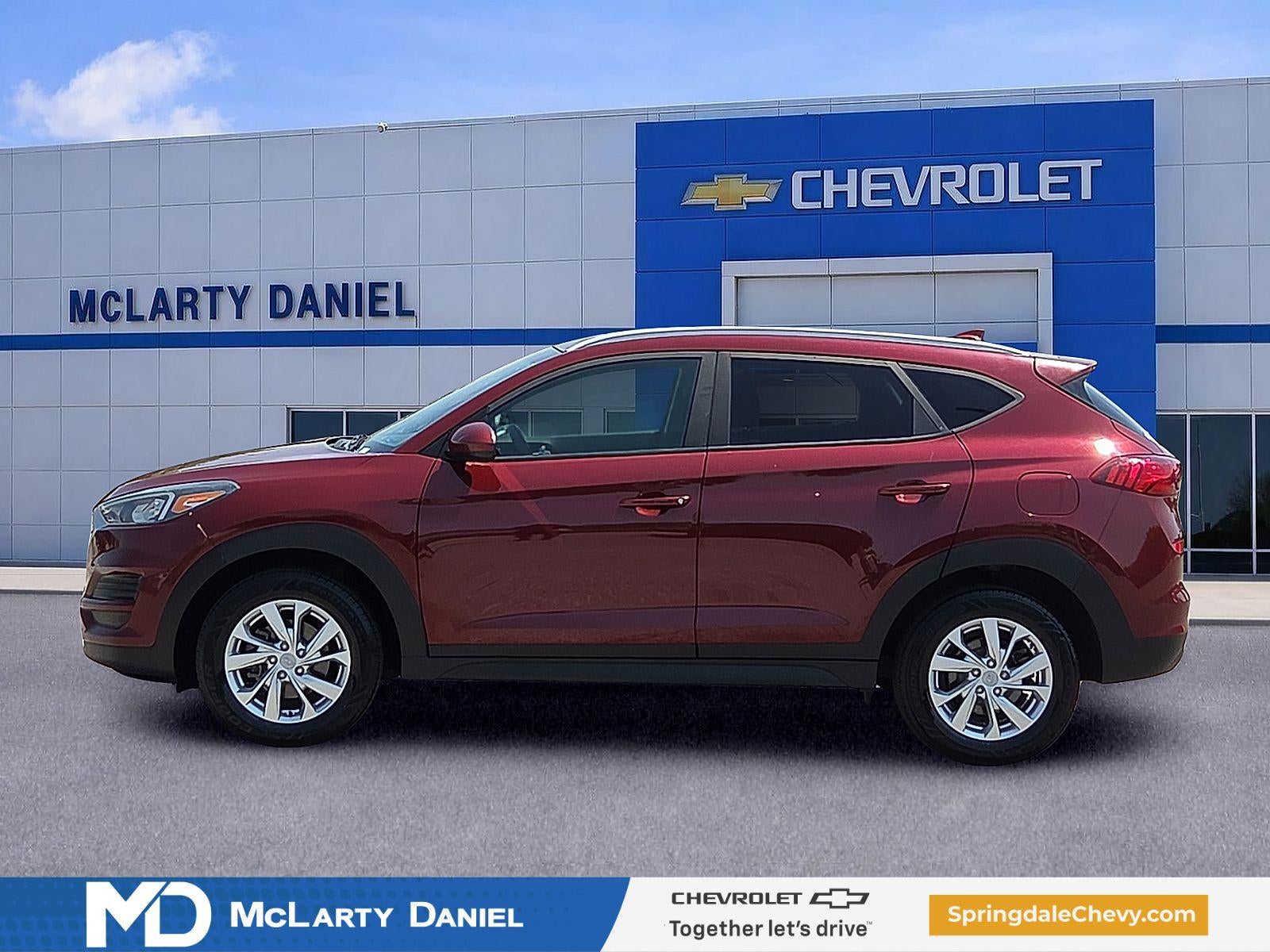 2019 Hyundai Tucson — rear three-quarter view