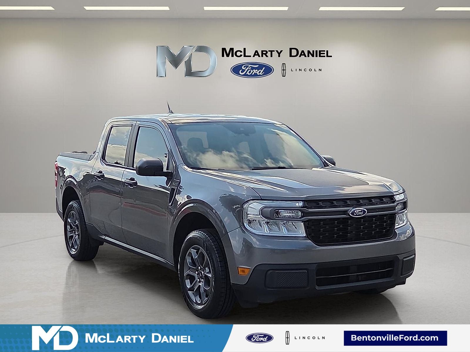 2022 Ford Maverick XLT in Carbonized Gray Metallic — front three-quarter view
