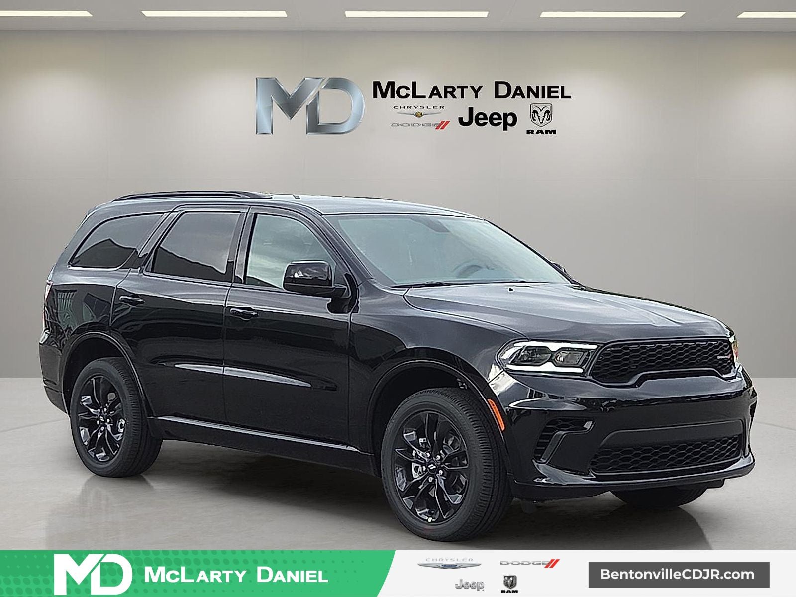 2026 Dodge Durango DURANGO GT AWD in Diamond Black Clear-Coat Exterior Paint — front three-quarter view