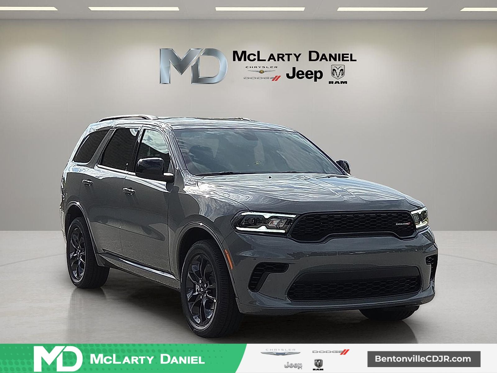 2026 Dodge Durango DURANGO GT AWD in Destroyer Gray Clear-Coat Exterior Paint — front three-quarter view