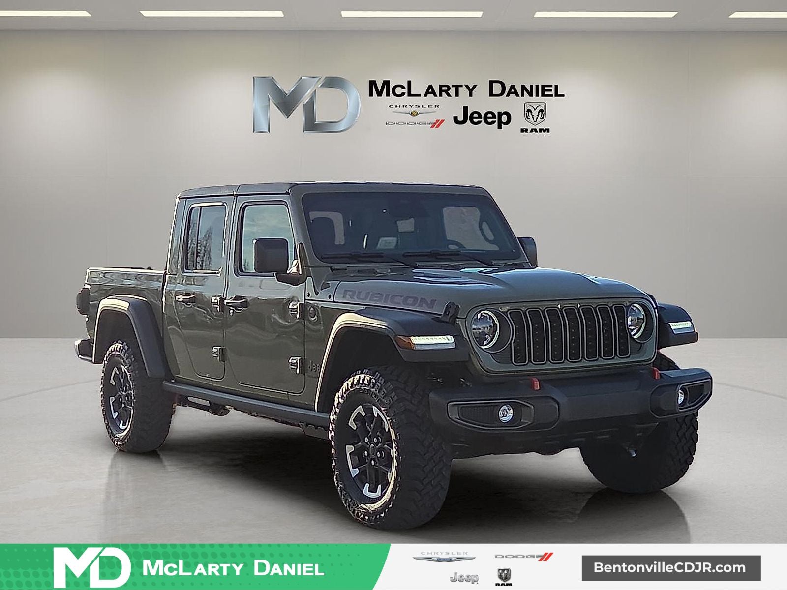 2026 Jeep Gladiator GLADIATOR RUBICON 4X4 in 41 Exterior Paint — front three-quarter view