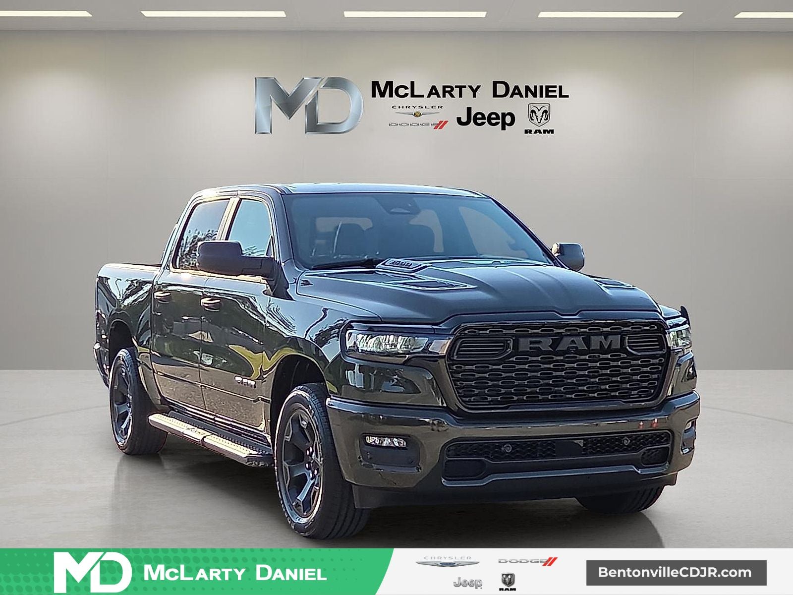 2026 RAM Ram 1500 RAM 1500 EXPRESS CREW CAB 4X4 5'7' BOX in Tank Exterior Paint — front three-quarter view