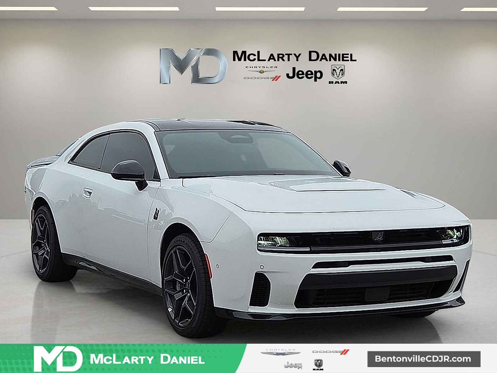 2026 Dodge Charger CHARGER SCAT PACK 2-DOOR AWD in White Knuckle Exterior Paint — front three-quarter view