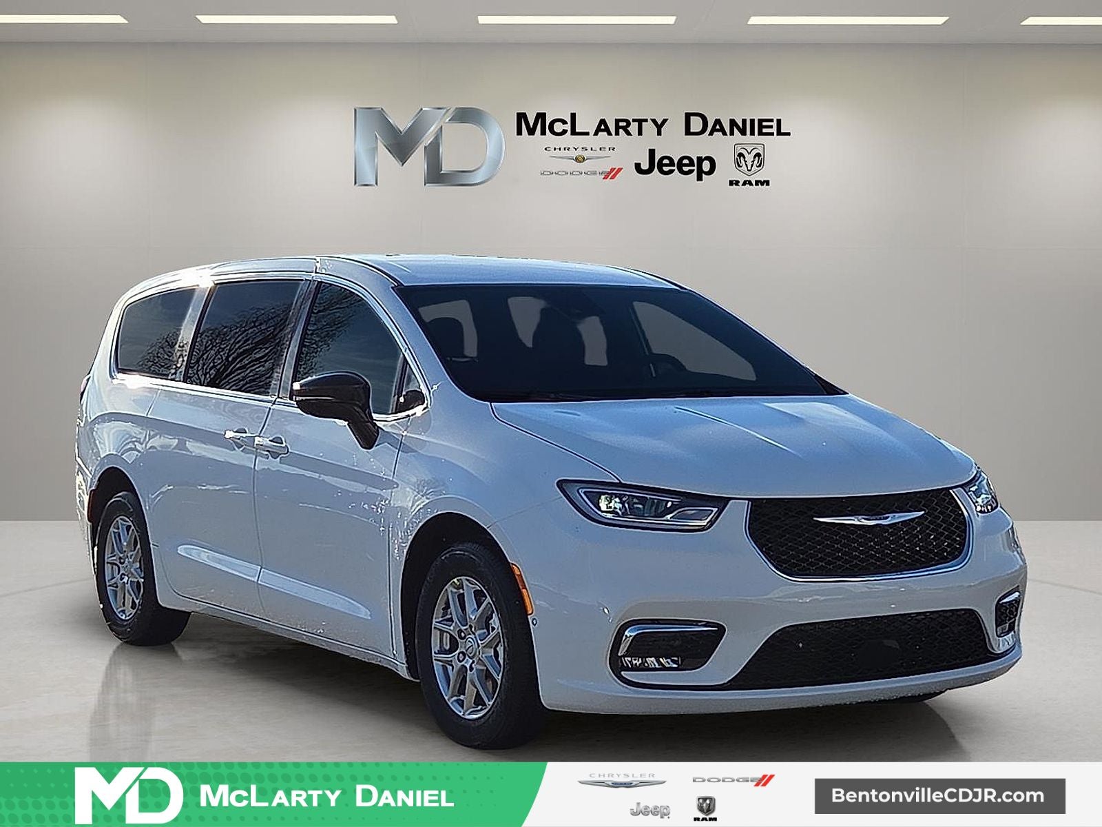 2026 Chrysler Pacifica PACIFICA SELECT in Bright White Clear-Coat Exterior Paint — front three-quarter view