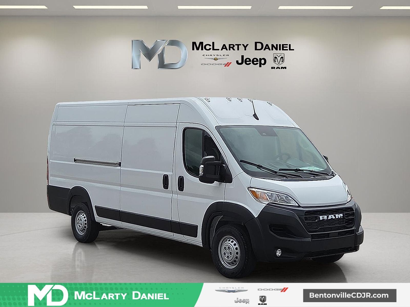 2026 RAM Ram ProMaster RAM PROMASTER 3500 TRADESMAN CARGO VAN HIGH ROOF 159' WB EXT in Bright White Clear-Coat Exterior Paint — front...