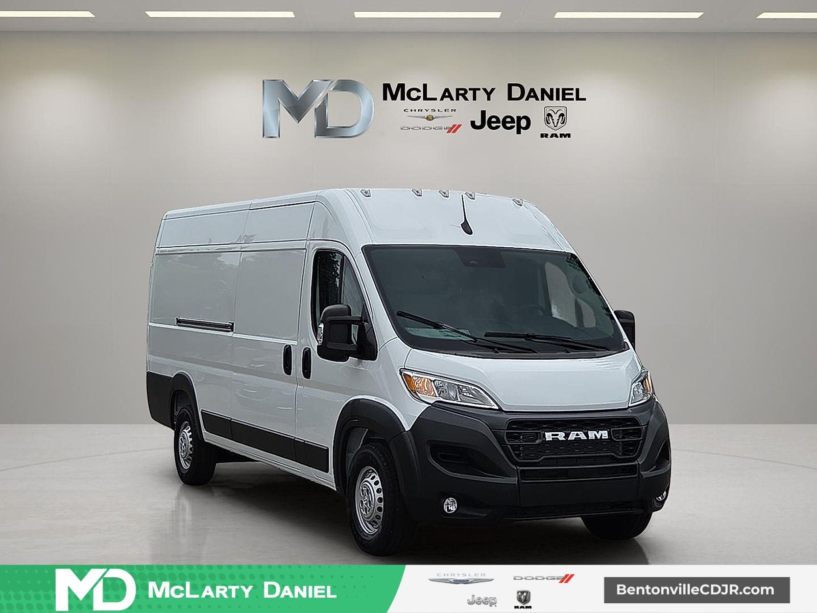 2026 RAM Ram ProMaster RAM PROMASTER 3500 TRADESMAN CARGO VAN HIGH ROOF 159' WB EXT in Bright White Clear-Coat Exterior Paint — front...
