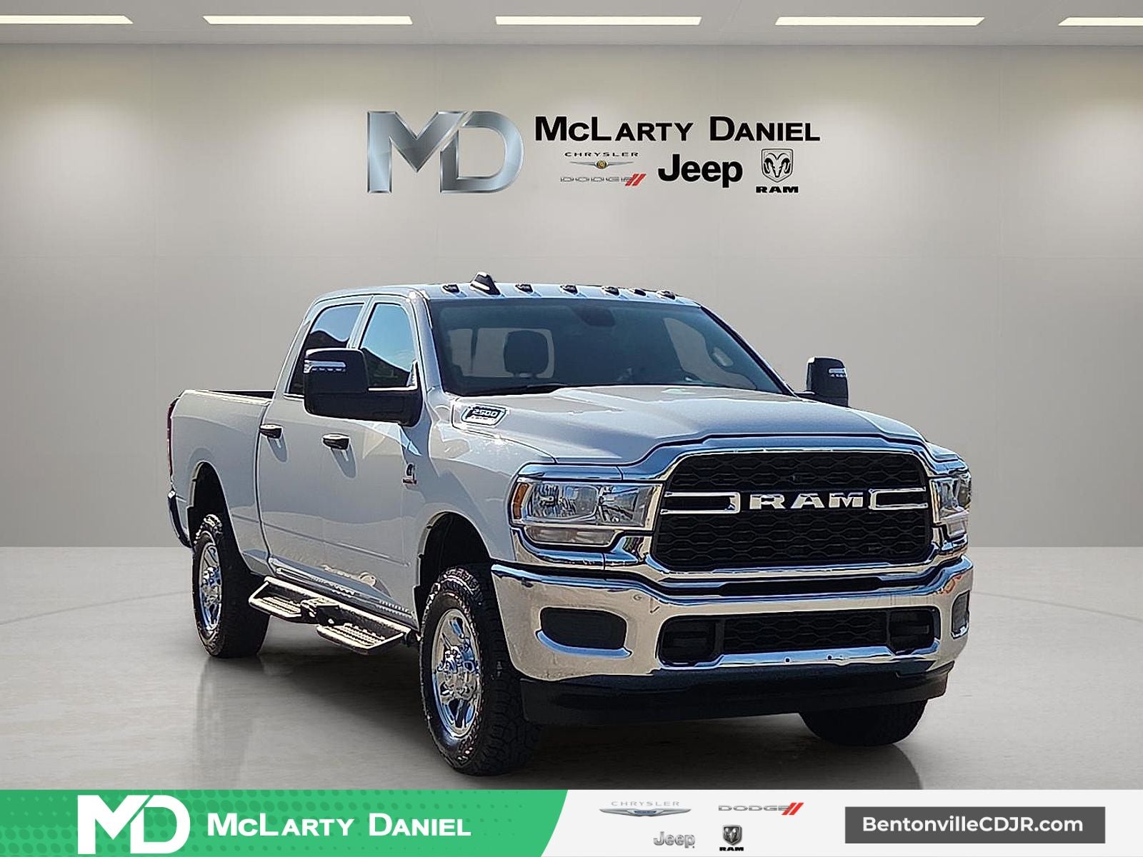 2024 RAM 2500 Tradesman in Bright White Clearcoat — front three-quarter view