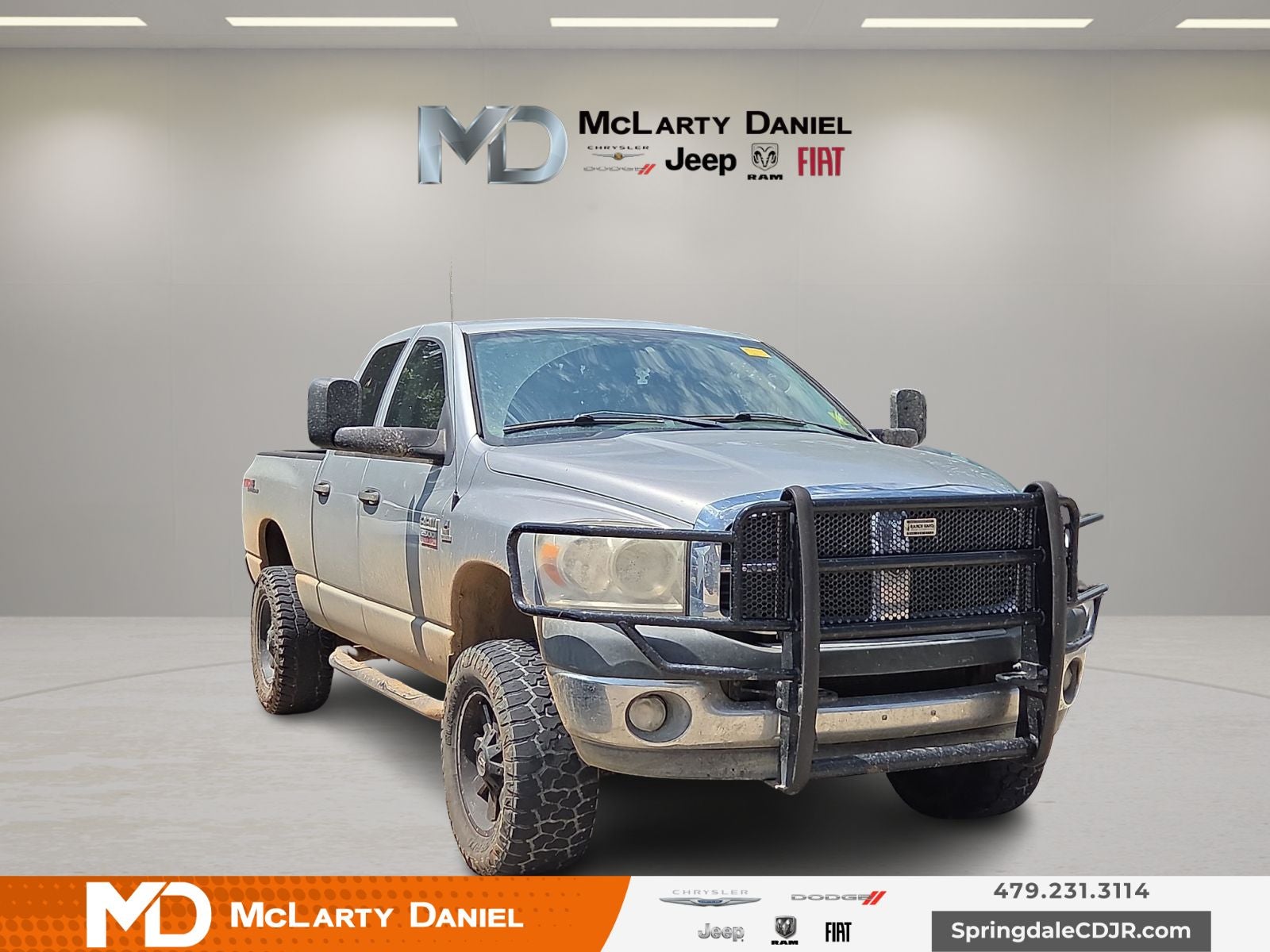 2008 Dodge Ram 2500 ST in Bright Silver Metallic Clearcoat — front three-quarter view