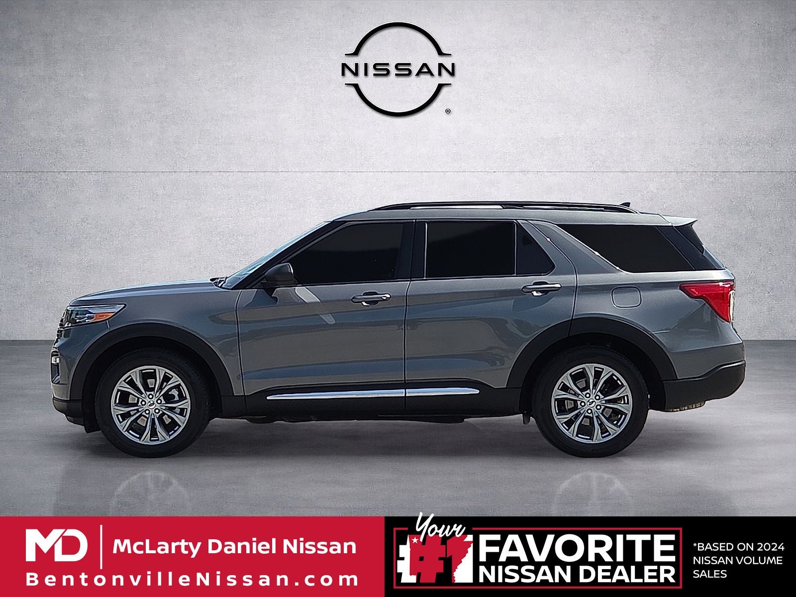 2023 Ford Explorer — rear three-quarter view