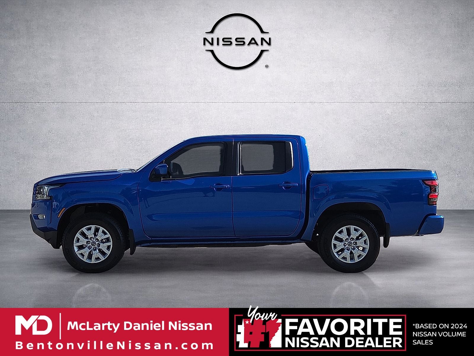 2024 Nissan Frontier — rear three-quarter view